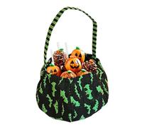 Seau à bonbons d'Halloween, sac à friandises pour, 16 x 13 x 3 cm, décoration de festival, porte-bonbons pour événements nocturnes, aventures en plein air, fêtes cosplay, vacances en famille
