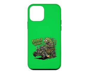 Seau à Boue drôle Crazy Hotrod Rat Rod Race Car Cartoon Coque pour iPhone 12 Mini
