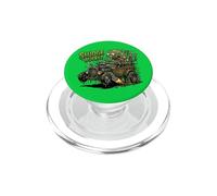 Seau à Boue drôle Crazy Hotrod Rat Rod Race Car Cartoon PopSockets PopGrip pour MagSafe