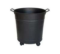 Seau à bûches avec roulettes 55l 080664