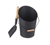 Seau à Cendres avec Pelle Acier/Bois Sannover