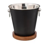 Seau à Champagne ""Café"" 22cm Noir