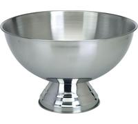 Seau à champagne en acier inoxydable Coupe à champagne Refroidisseur Cuve à champagne - Coupe à vin Refroidisseur de boissons Cuve à boissons 40 cm argent, Quantité:1 pièce