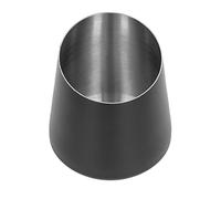 Seau à champagne en acier inoxydable, grand seau à glace pour le vin et le champagne, seau refroidisseur de vin de qualité supérieure avec une durée de conservation au froid plus (Noire)