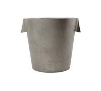 Seau à champagne en aluminium gris, aspect patiné, pour bouteilles, entretien facile - House Doctor, Buck - Ø22 cm H21 cm
