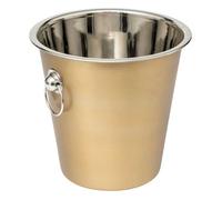 Seau à Champagne en Métal ""Gold"" 21cm Doré