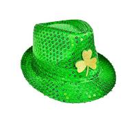Seau à chapeau vert de style irlandais pour la Saint-Patrick 2026 (vert, taille unique)