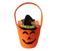 Seau à citrouille d'Halloween - Cubes de citrouille | Seau de citrouille | Seau de citrouille | Seau de citrouille Halloween | Seau à bonbons mignon du bol Port