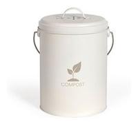 Seau à compost de cuisine 6 L Livoo MES154C Crème G