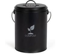 Seau à compost de cuisine 6 L Livoo MES154N Noir Noir G