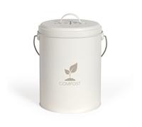 LIVOO - Seau à compost 6L MES154C - Ø18 cm, hauteur 23 cm, 6L, filtre en charbon de bois intégré