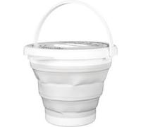 Seau à Compost Pliable 5L avec Anse et Couvercle - DAMIR - ALTOBUY Gris