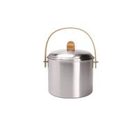 Seau à compost rond 7l inox NBA233