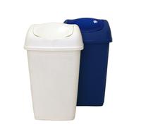 Seau à couvercle basculant 9 l blanc