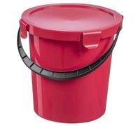 Plast Team Seau pour cueillette avec couvercle 5 l Rouge