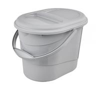 Seau à déchets avec couvercle en plastique 13 litres