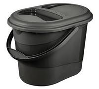 Seau à déchets bio elsa, 13 litres, graphite