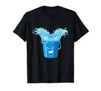 Seau à Eau en colère avec Dessin animé d'été T-Shirt