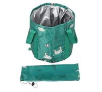 Seau à Eau Pliable Portable en Toile 14l Poignée | Récipient Réutilisable, Usage Camping Plage Urgence, pour Eau Fruits Légumes, Transport Facile