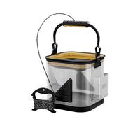 Seau à eau pliable - Seau de pêche transparent | Panier à poisson polyvalent en EVA pour débutants professionnels randonnée lacs rivières eau salée