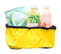 Seau à eau robuste, boîte de rangement pliable en PVC, bassin de 26 x 11 cm avec poignées épaisses, réservoir d'eau flexible en vinyle, seau portable avec style, bateau de pêche pour la plage et les