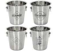 Seau à glace - Cook Concept - KV7014 - Acier inoxydable - Gris inox brossé - D22 x H21 cm