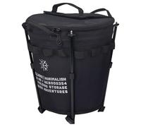 Seau à Glace de Camping - glacière Rond Pliable, intérieur imperméable d'une capacité de 20 L | Récipient à Glace Isotherme pour Les fêtes en Plein air, Les Boissons, Sac de Rangement Froid