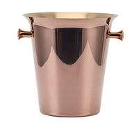 Seau à glace en acier inoxydable 5l à grande capacité de bière de bière Baignoire de refroidissement avec des poignées pour la maison Bar Cafe Beach Party Rustoproof Durable