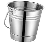Seau à Glace en Acier Inoxydable - Mini Seau à Fleurs - Seau à Bonbons - 2,5 l - Seau à Glace - Seau à vin - Bière - Rafraîchisseur - pour Mariage, fête, Bar, Restaurant