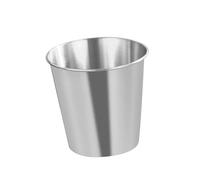 Seau à glace en acier inoxydable pour réunions de famille BBQ Argenté 1,1 l | Intérieur et surface polis en acier inoxydable de qualité, artisanat fin, paroi plus épaisse pour une bonne isolation et