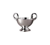 Seau à glace en aluminium argent, pour bouteilles, 2 kg - Chehoma, Cygnes - 41x30x30 cm