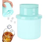 Seau à glace en silicone, moule rond pour congélateur, tasse 2 en 1 avec double couche, de refroidissement en silicone flexible, refroidisseur portable avec style moderne, accessoire de bar à do