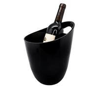 Seau à glace, Glacière de bouteilles de vin, Champagne, Seau à glace, Noir