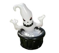 Seau à Glace Gonflable | Récipient à Boissons étanche avec Motif fantôme | Seau à Glace isolé Refroidisseur de Boisson | pour l'été, en extérieur et intérieur, Jardin, Piscine, Plage, lac et