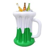Seau à glace gonflable | Seau à boisson flottant en PVC, grand récipient portable en PVC pour barbecues, fêtes à la plage et décoration de fête