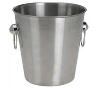 Seau à glace - Inox - 20 cm - Finition mat - 2 anneaux de portage - 400 g