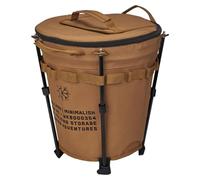 Seau à glace isolé avec poignée, refroidisseur de seau isolé - Seau à glace pliable pour camping en plein air 20 L | Seau de conteneur de Camping pour voiture, couche intérieure étanche Portable
