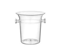 Seau à Glace Isotherme for fêtes, bac Boissons Transparent en Acrylique, Style Champagne, idéal for Les barbecues, réceptions, Bars Domicile et buffets. Accessoires for la Maison(Slim Shape)