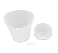 Seau à Glace LED avec 4 Modes D'éclairage Haut-parleur Seau à Bière Coloré Grande Capacité Lumières LED pour Écouter de la Musique