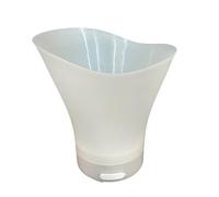 Seau à glace LED de 7 l avec haut-parleur sans fil, refroidisseur de boisson coloré, 1200 mAh, récipient à boisson radiant étanche pour fête, bar, barbecue, célébration en plein air, 26 x 30