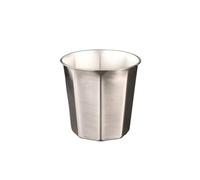 Seau à Glace Miniature en Acier Inoxydable 304 for Bar, friteuse, Rangement de Cuisine Domestique(Plum)