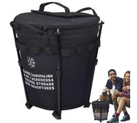 Seau à glace pour camping - Refroidisseur extérieur pliable de 20 litres, seau de stockage portable imperméable | Seau à glace isolé créatif de longue durée pour voyage, monté en voiture, CA