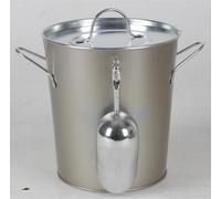 Seau à glace STAR Métal 20x16x21cm Refroidisseur de bouteille Aides à la cuisine Ménage TOP
