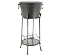 Seau à glace sur pied en métal