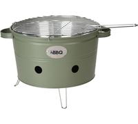 Seau à grillades portable ø 34,5cm, vert