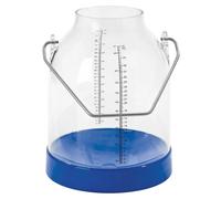 Kerbl Seau à lait en plastique, 30 L avec anse 117 mm, sans couvercle et bleu