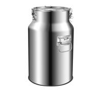 Seau à lait de 18 l, en acier inoxydable, pot à lait en acier inoxydable, pichet à lait, distributeur de boissons, pichet à