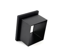 Seau À Marc De Café Intégré Au Bar, En Acier Inoxydable, Creux, Sans Fond, Carré, Outil De Barista, Résistant Aux Hautes Températures(Black)