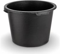 Seau à mortier Seau de maçon 90 / 65 / 40 litres noir, Taille:65 litres