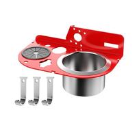 Seau à outils de grande capacité de 110 mm de diamètre avec design antidérapant pour échelles, peut contenir des marteaux et des rubans à mesurer, sac de rangement pour outils d'échelle